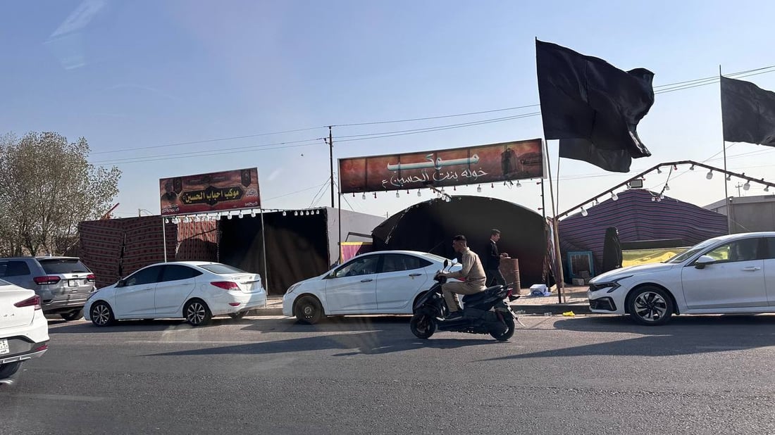 مرور البصرة يكثف انتشاره وشارع بغداد مزدحم جداً بزوار الأربعين (صور)