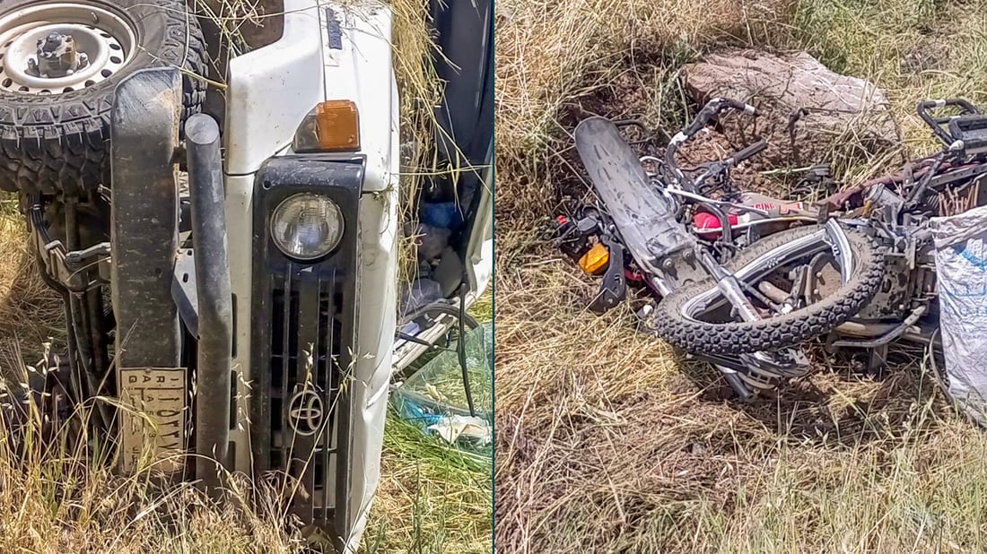 لە رووداوێکی هاتوچۆدا شۆفێری ماتۆڕسکیلێک گیانی لەدەستدا