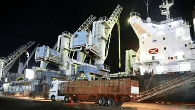 دوێنێ کەشتیەک گەنم و ئەمڕۆ دانەیەکی دیکە دەگاتە عێراق