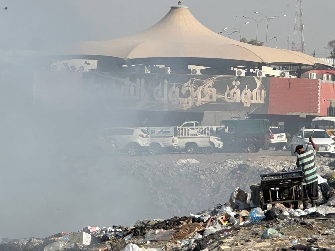 هناك خطة لكن الشرطة لن تتدخل.. نهر قلعة كركوك غص بالقمامة وصار “كراج” (صور)