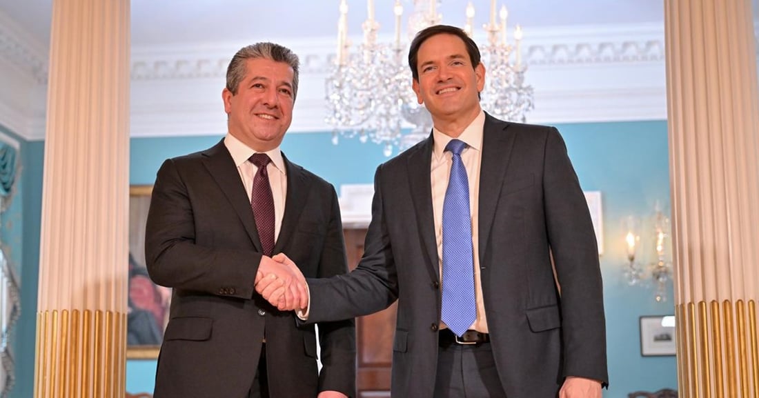 Barzani meets Rubio in US capital for talks on energy, economic cooperation