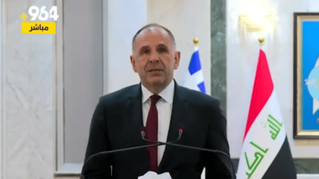 وزير خارجية اليونان يعلن عن رحلات مباشرة بين بغداد وأثينا قريباً