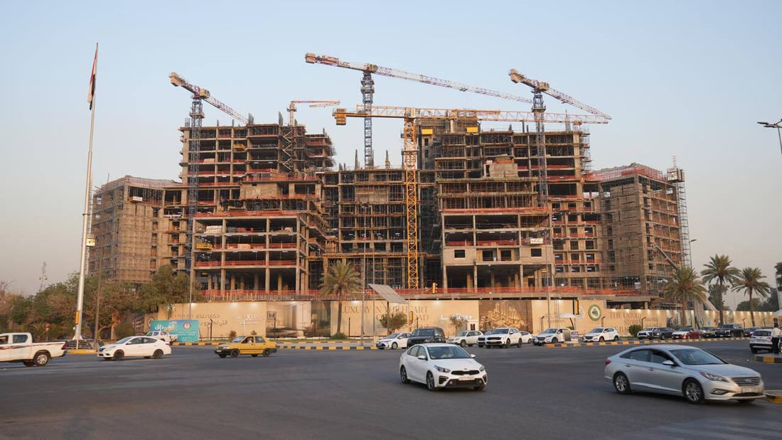 استثمار قطري في قلب المنطقة الخضراء.. إنجاز منتجع “ريكسوس بغداد” بلغ 40%