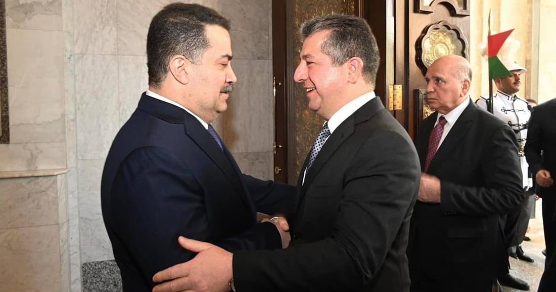 ما الذي دار في الاتصال الهاتفي بين السوداني وبارزاني بعد قرار إرسال الرواتب؟