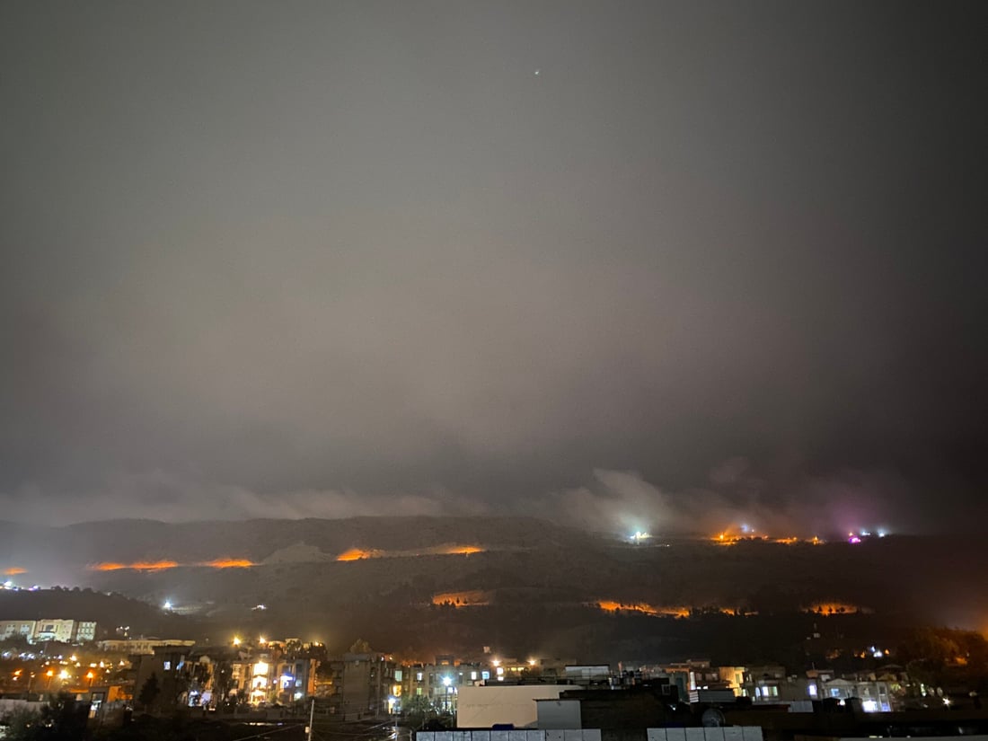 ئینارەکانى چیاى هەیبەتسوڵتانى کۆیە رووناکیان لێبڕاوە