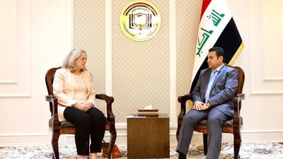الأعرجي والسفيرة الأميركية يبحثان التعاون في مكافحة المخدرات