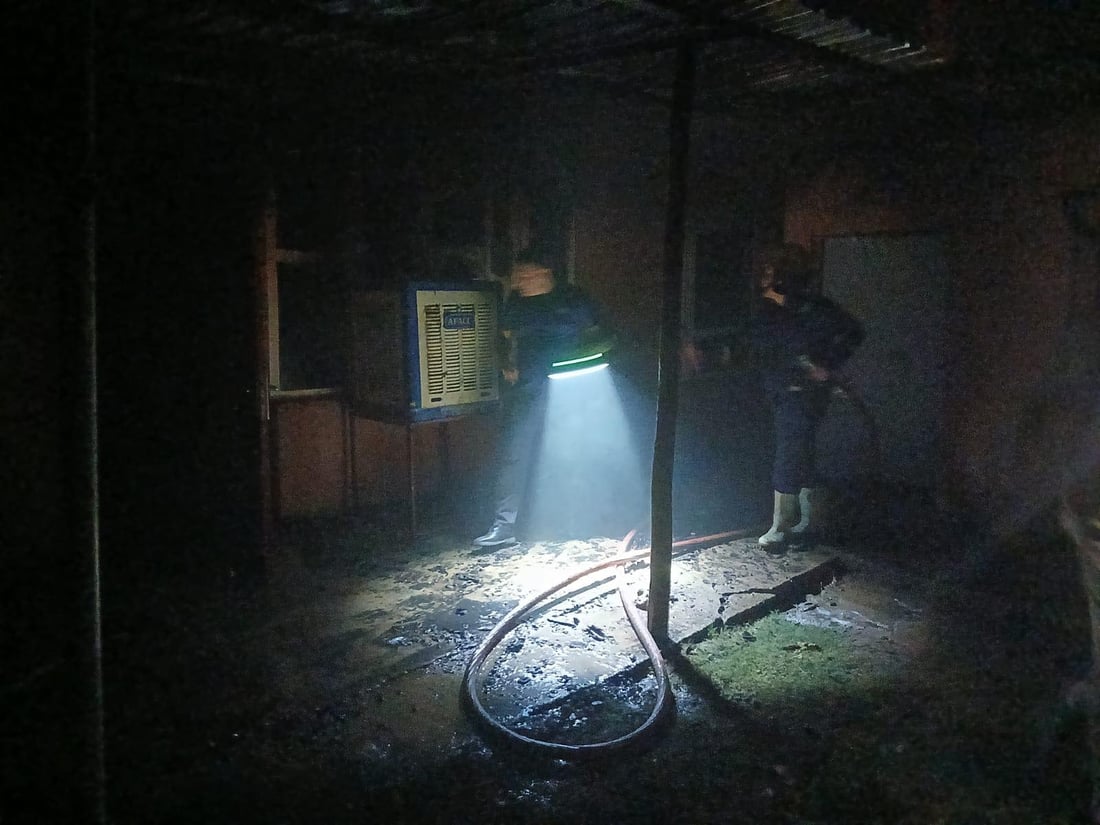 لە قەزای باتیفا خانوویەک سووتا