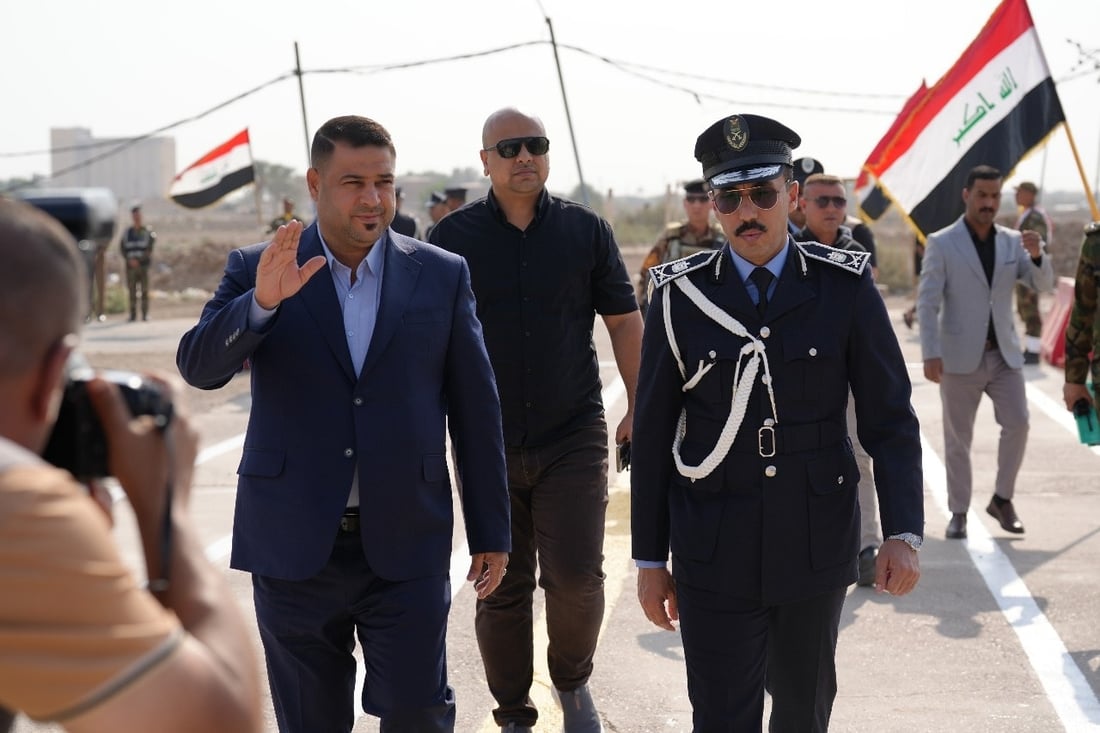 صور من الاستعراض العسكري لخريجي دورة عقود الشرطة في واسط