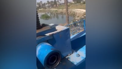 فيديو: معركة مياه في النجف وصلت حد “البولبرنكات”.. تخريب نواظم الري