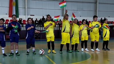 منداڵانی داون سیندرۆم یەکتريان گۆڵباران کرد