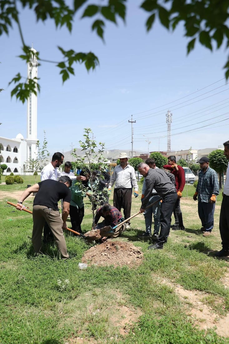 لە رێگەی چاندنی نەمامەوە رێز لە کۆچکردووان دەگرن