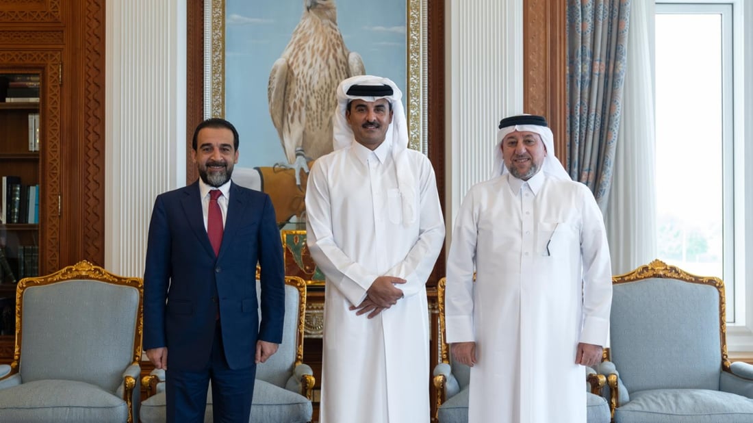 Qatar’s emir hosts leaders of two major Iraqi Sunni blocs