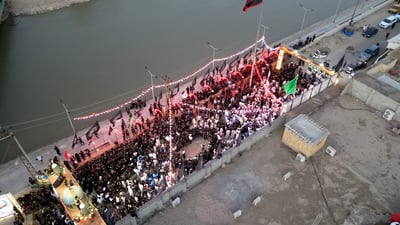 تطبير آل الصدر ضد أميركا هذا العام.. انتهى يوم الأطباء الطويل بسلام (فيديو)