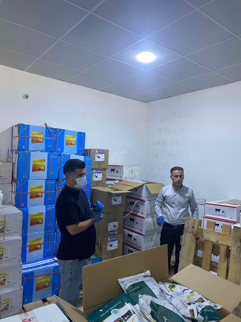 لیژنەکەی قایمقامیەت ناو سەلاجە و رەفە و مەخزەنەکان گەڕان