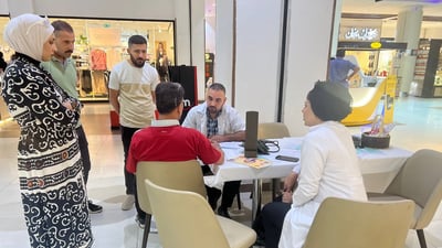 كل يوم في مول “بابلون” وسط المنصور.. أطباء للكشف عن الضغط المبكر مجاناً (صور)