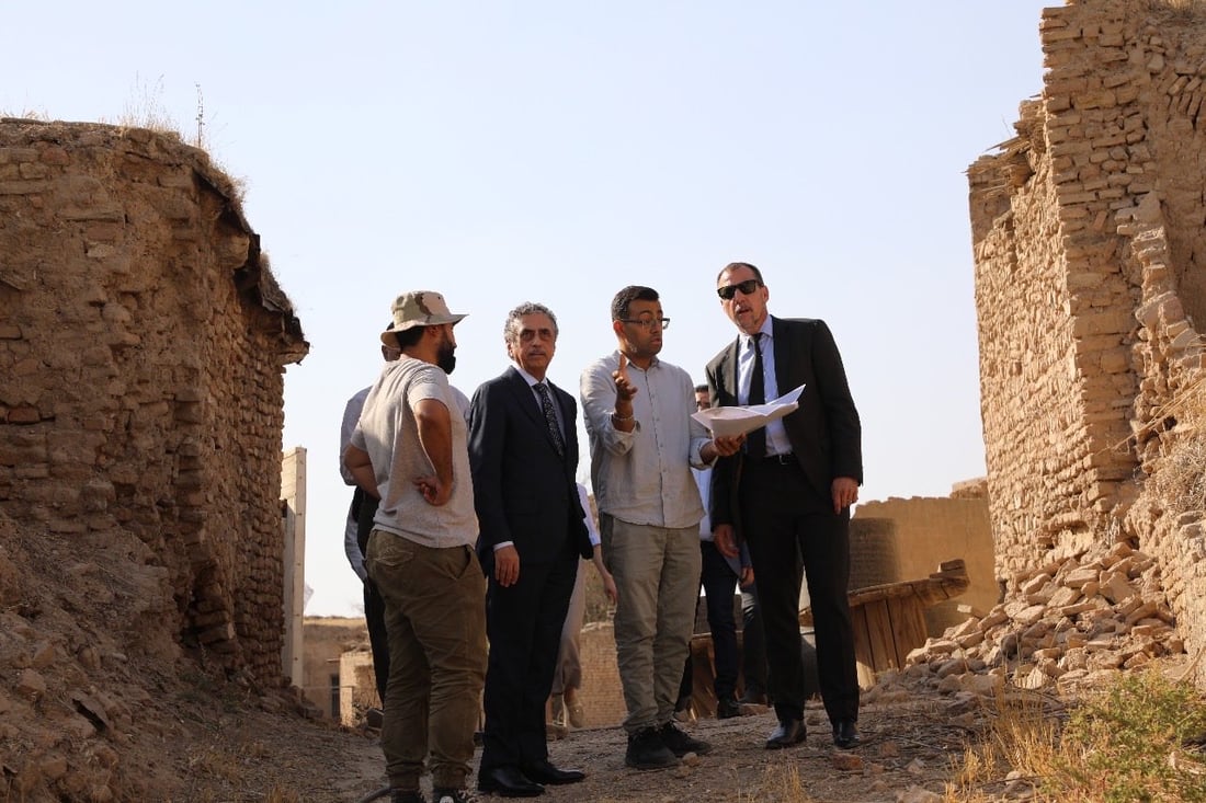 باريس في أربيل وأربيل في باريس.. القنصل والبرزنجي يدشنان مشروع القلعة الكبير