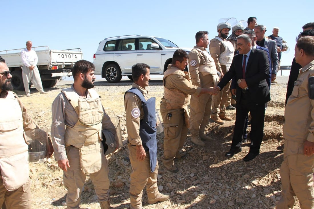 كێڵگه‌مینێكی 20 دۆنمى به‌پاككراوه‌یی راده‌ستكرایه‌وه‌