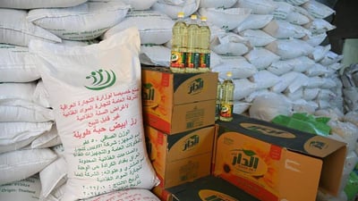 Iraq’s Trade Ministry denies social media claims of spoiled food ration items