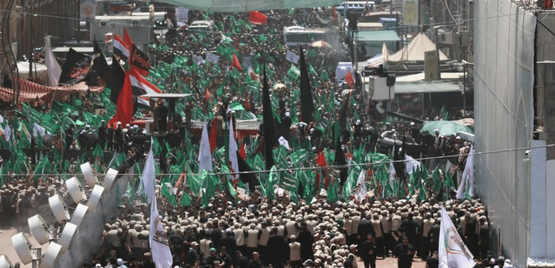 Crowds participate in Tuwairij Run in Karbala