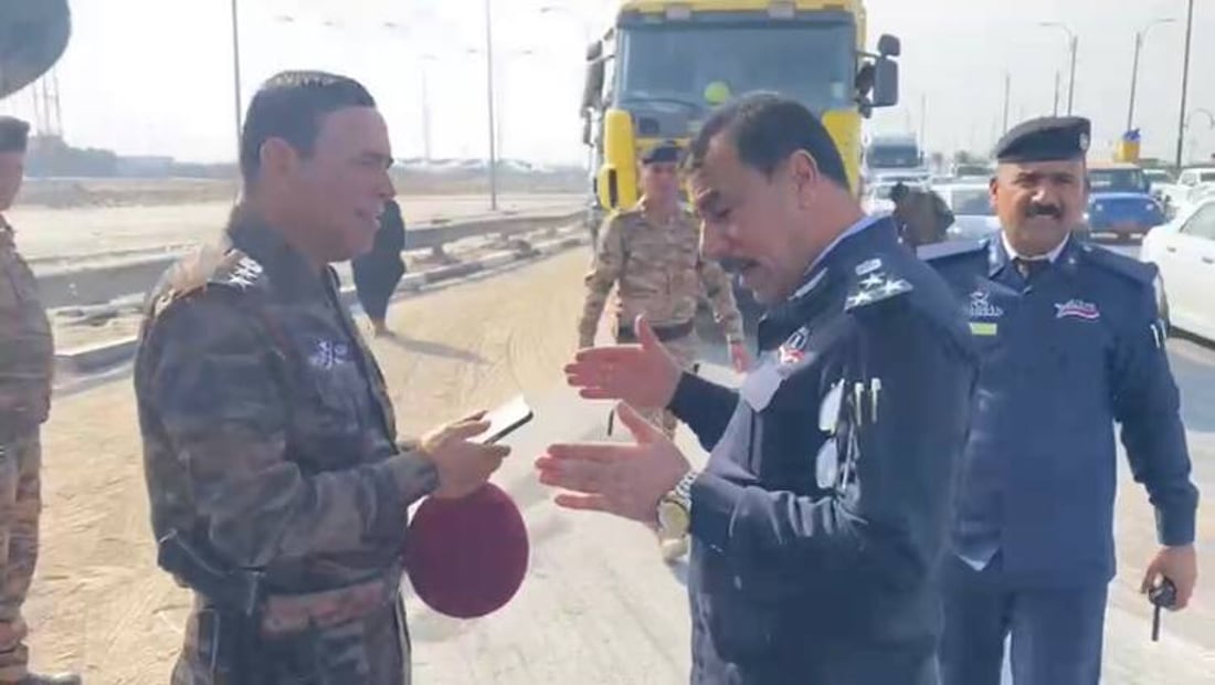 قائمقام يقود حملة على “تريلات ميناء الفاو”: ممنوع مروركم من الزبير (صور)