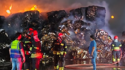 ئاگری کۆگاکەی سەر رێگای گوێر کۆنترۆڵ کرا