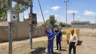 کارەبا بۆ 28 گوندى گەرمیان گەڕایەوە