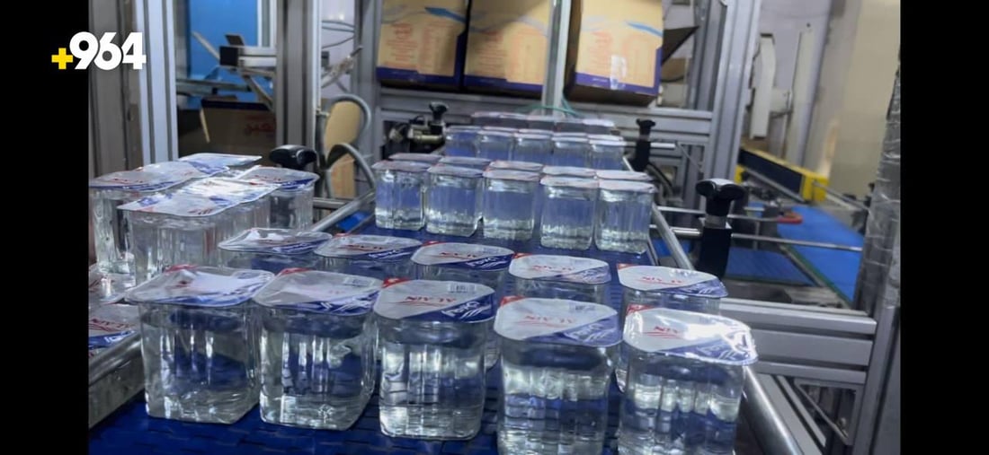 معامل تعبئة المياه تضاعف إنتاجها في سامراء.. مياه الإسالة شحيحة وملوثة