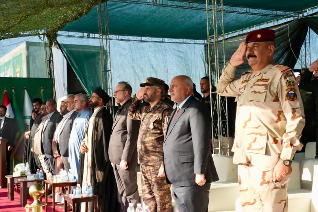 صور: فرقة العباس تستعرض “الجاهزية القتالية” بمشاركة طائرات الهليكوبتر