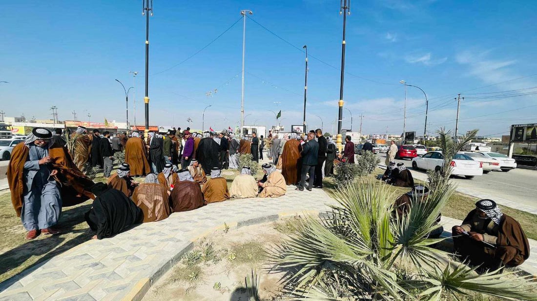صور من تظاهرة الحي العسكري في سوق الشيوخ.. والقائمقام: أصدرنا توجيهات
