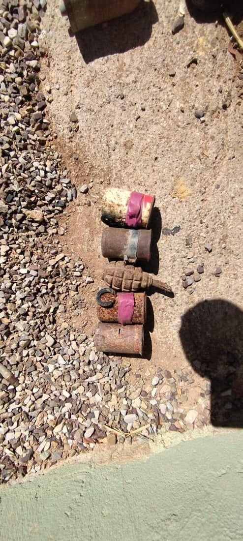 دەزگای مین 167 پارچە مین و تەقەمەنی لە بارەگایەکی ئاسایش گواستەوە