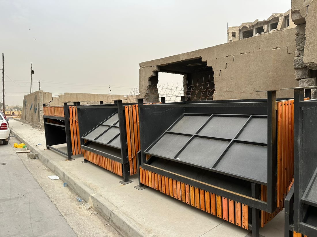 العمل يشارف على نهايته.. جولة مصورة من سوق الموصل النموذجي في باب الطوب