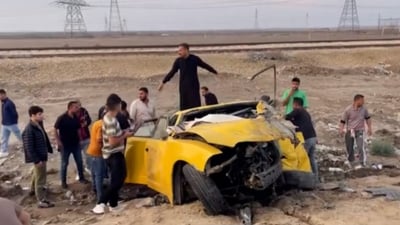 Three killed, five injured in high-speed crash near Nasiriyah