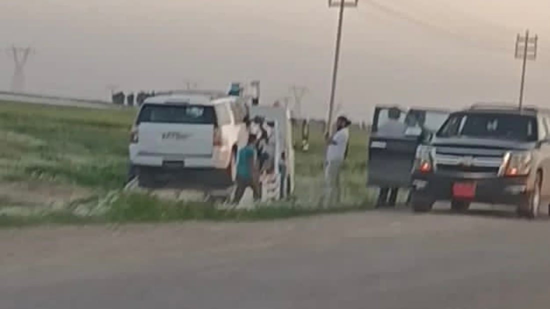 كانوا يقصدون أربيل.. 7 مصابين بينهم امرأة وطفل على طريق الموت في “المجرّة”