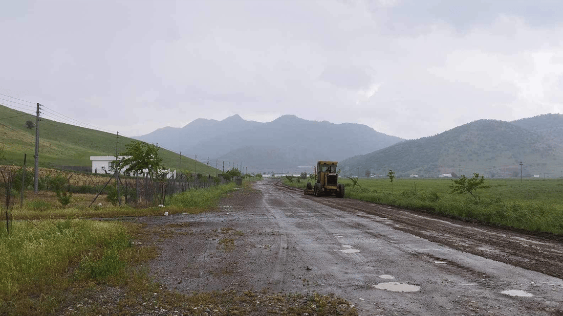 چاڵوچۆڵی رێگای چەند گوندێکی پێنجوێن پڕکرایەوە