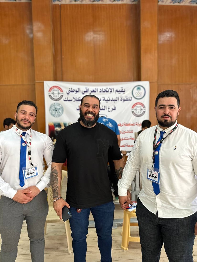 4 أبطال “بنج بريس” فازوا على النجف.. جميعهم من عوائل رياضية (صور)