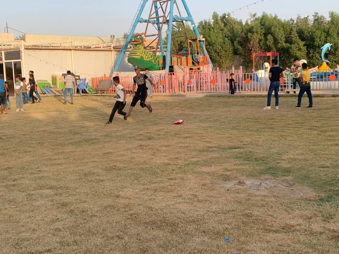 أبو غريب: مدينة “اللؤلؤة” تفتح قاعة لحفلات الزفاف لتعويض خسائر الألعاب (صور)
