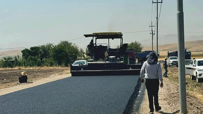 دوای 76ساڵ قیر بۆ دوو گوندی شارەزوور دەڕوات