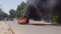 لە کەرکوک ئۆتۆمبێلی خاوەن پێداویستییەکی تایبەت ئاگری ...
