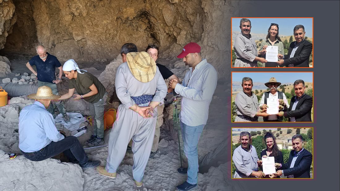 له‌ناو ئه‌شكه‌وتى هه‌زارمێرد شوێنه‌وارى هه‌رێم سێ گرێبه‌ستى واژۆكرد