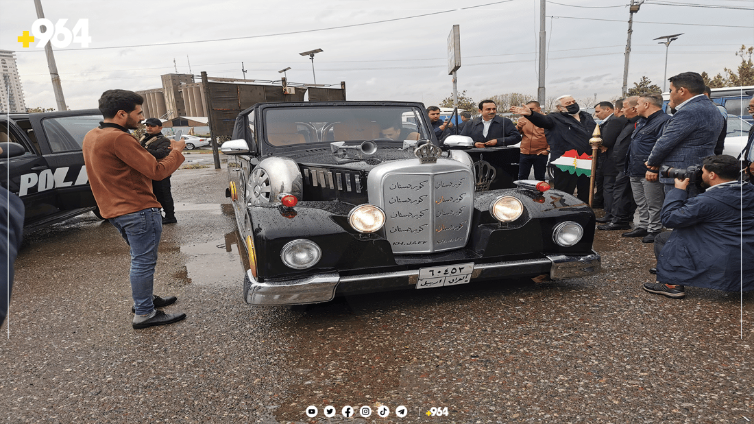 هەولێر… کەرنەڤاڵی ئۆتۆمبێلە کلاسیک و کۆنەکان بەڕێوەچوو