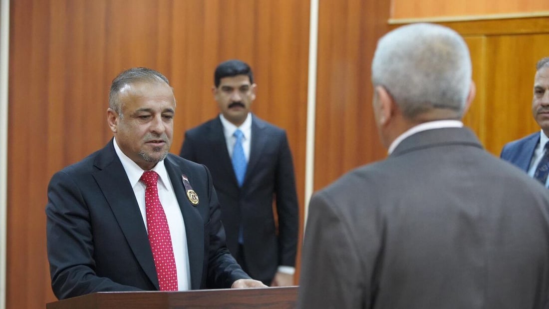المحافظ بدر الفحل يؤدي اليمين أمام محكمة استئناف صلاح الدين