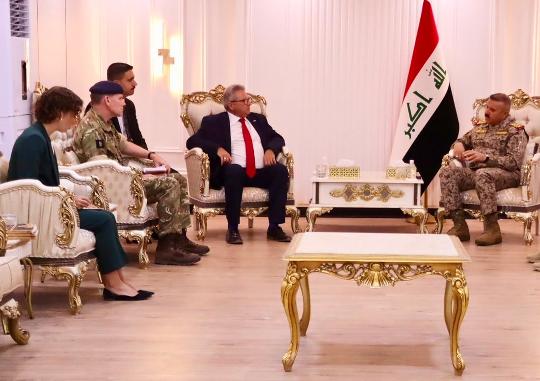 الشمري للقائم بأعمال بريطانيا وسفير تركيا: التحالف الدولي يغادر بنهاية أيلول