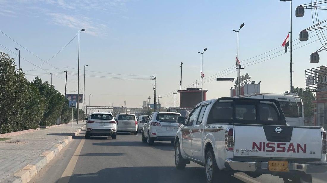 ازدحامات خانقة في تقاطعات البصرة ومخالفات بالجملة على الطرق الخارجية (صور)