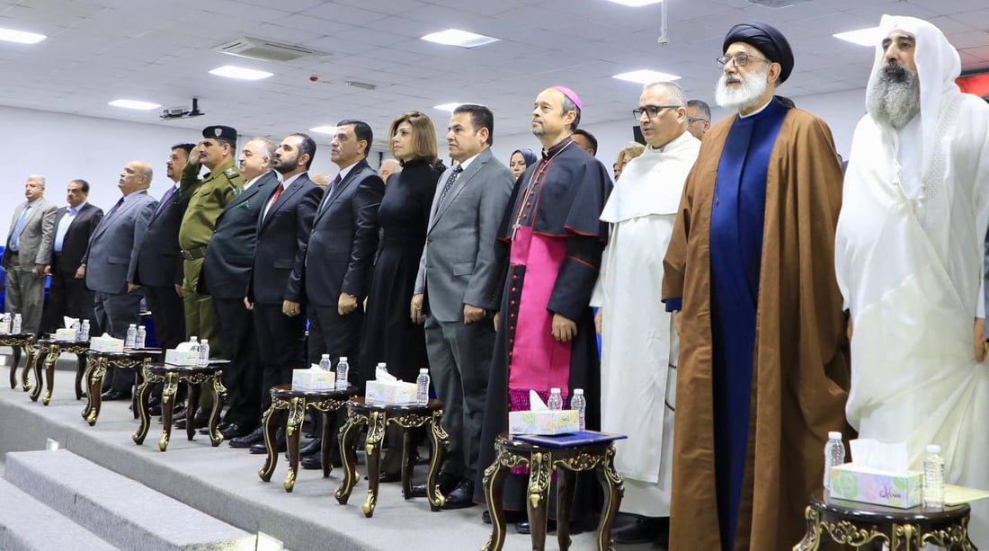 الأمن القومي يقيم احتفالاً بالذكرى الثالثة للقاء بابا الفاتيكان بالسيستاني