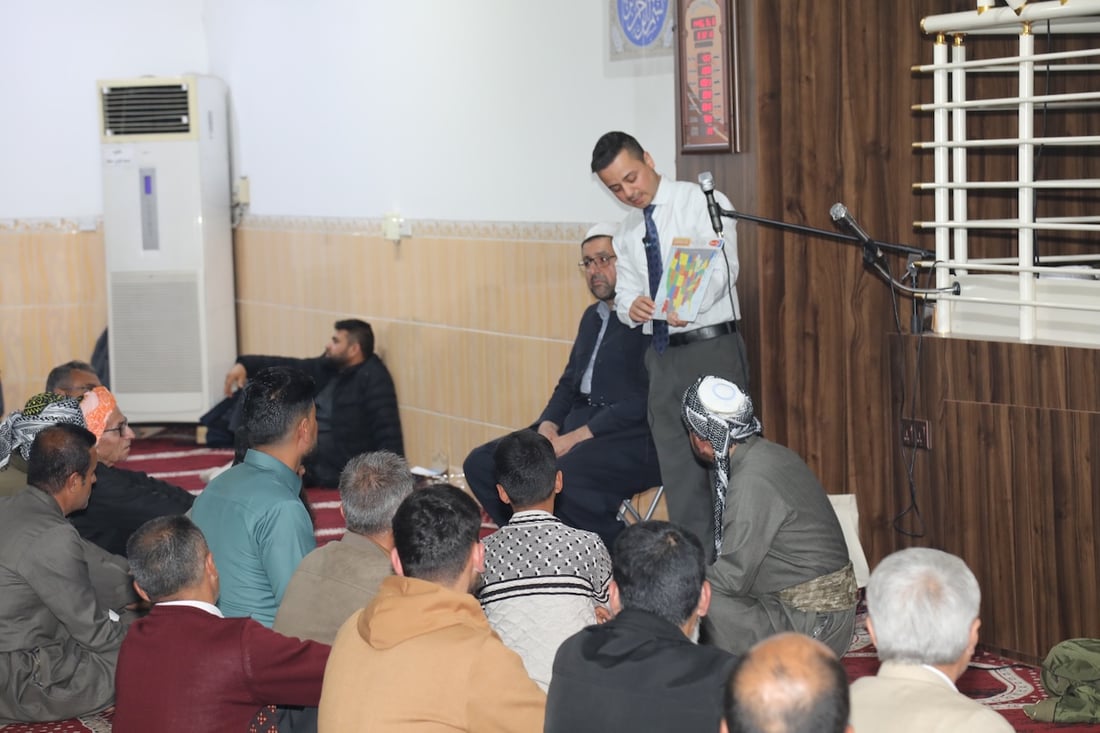 ئه‌مریكییه‌كان له‌ مزگه‌وتێكی هه‌ولێر سیمینارێكیان پێشكه‌ش كرد