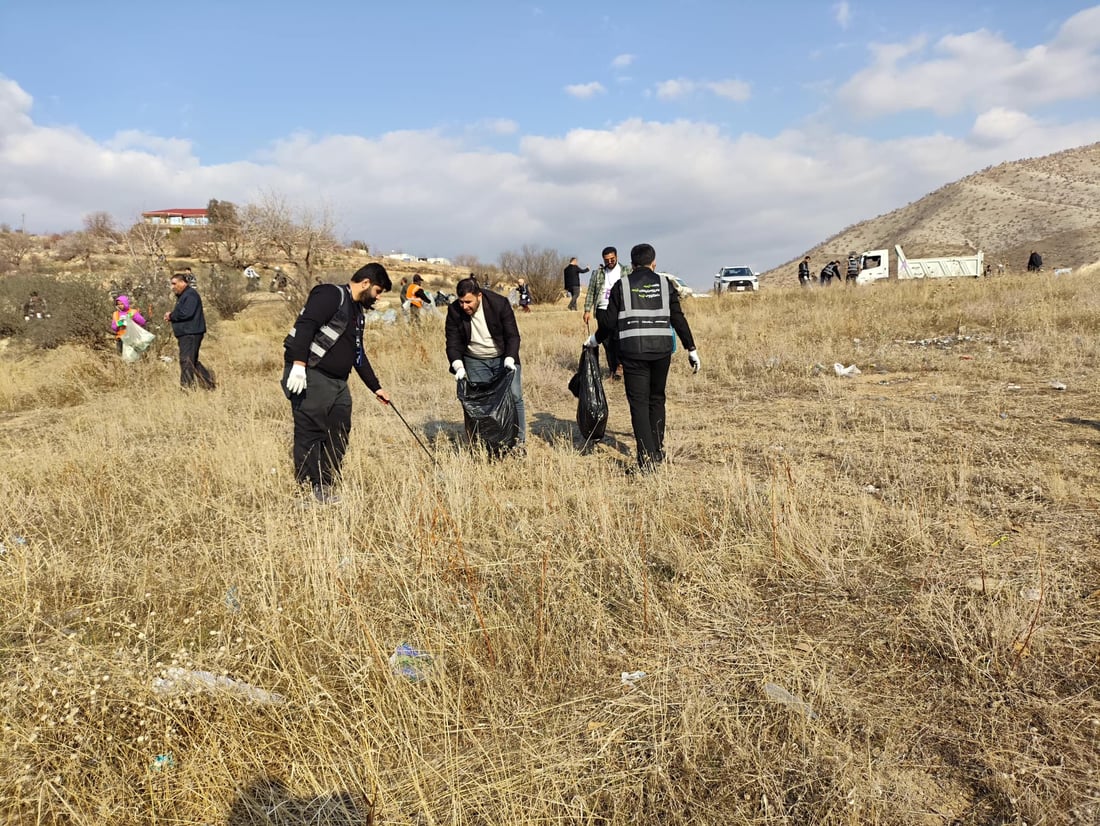 Volunteers, environmental groups, students  launch cleanup campaign at Duhok dam