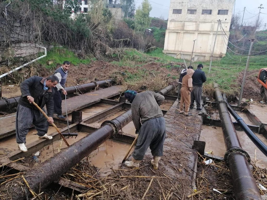 پڕۆژه‌كانى ئاوى کۆیە كه‌وتنه‌وه‌ كار