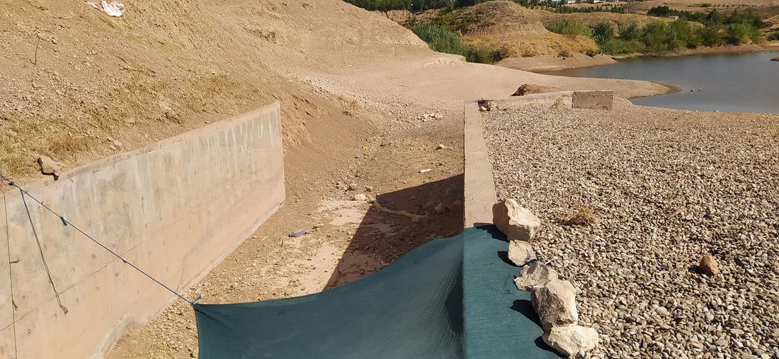 ئاوی پۆندی تەکیەی جەباری نزیکەی سێ مەتر دابەزیوە