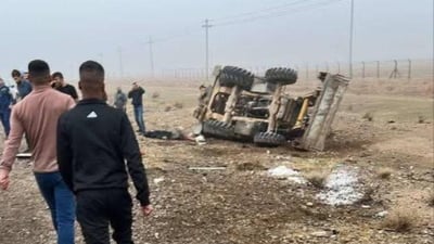 وەرگەڕانی بارهەڵگرێک بوو بەهۆکاری مردنی شۆفێرەکەی