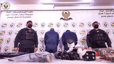 عصابة تتجول ليلاً في أربيل لسرقة السيارات تقع بقبضة الأسايش
